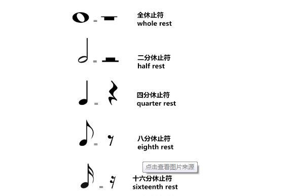 全音符休止符怎么画?