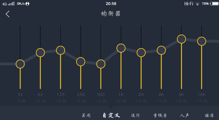 均衡器有哪些主要频段？